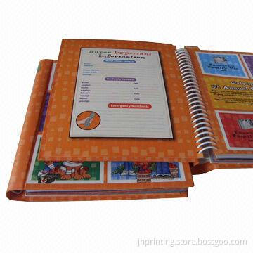 Hardcover Children Book, Made of 160g Offset Paper, Concealed Wire-O Binding